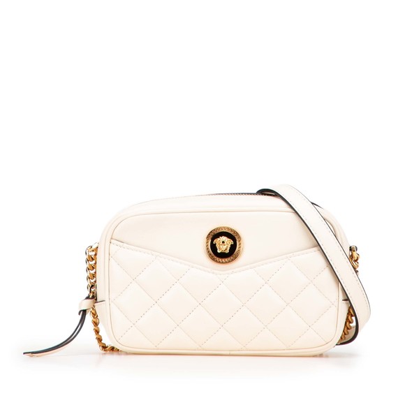 Pre-Loved Versace Small Quilted Lambskin Medusa Camera Bag - Picture 1 of 10